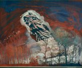 Valerio Miroglio: FUGA, cm.347x272, 1988, alto liccio