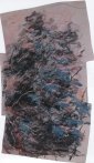 Marco Gastini: HANNO VISSUTO I CIELI E LE STELLE, cm.168x290, 1990, alto liccio;