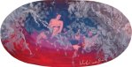 Valerio Miroglio: OMAGGIO A RUBENS, cm.298x148, 1989, alto liccio;
